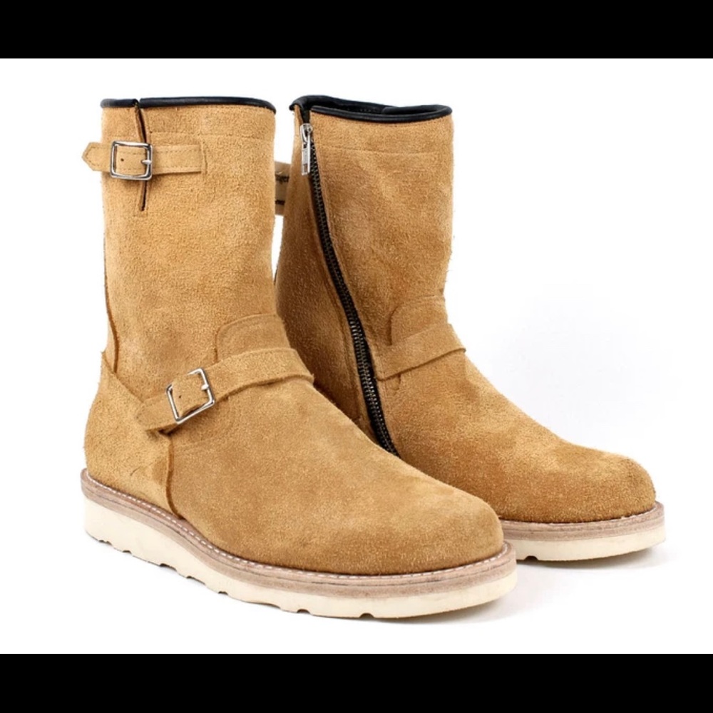 Two Thousand Never Mason Boot Rubber Sole Tan Suede